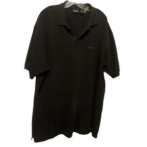 Vintage Men's Patagonia Short Sleeve Black Henley Tee Organic Cotton XL